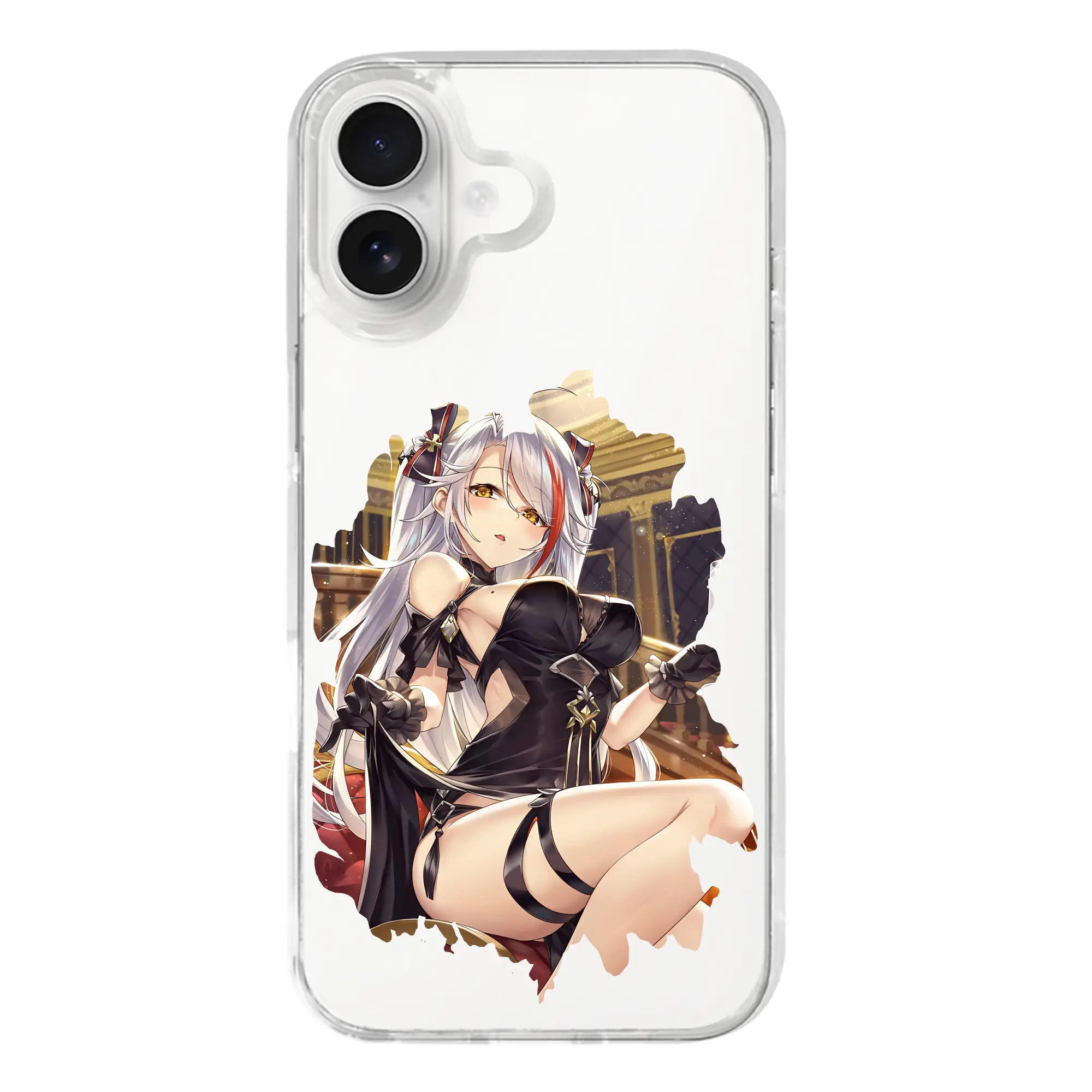アズールレーン グッズ,プリンツ・オイゲン - iPhone 17シリーズ 透明スマホケース – 薄型・耐衝撃・精密フィット保護カバー